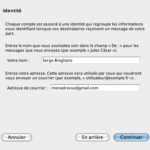 Adresse gmail thunderbird