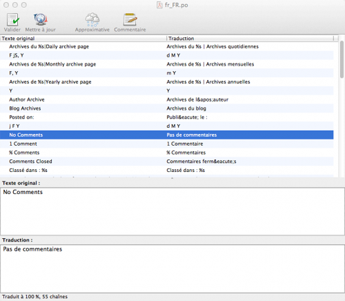 Traductions Poedit