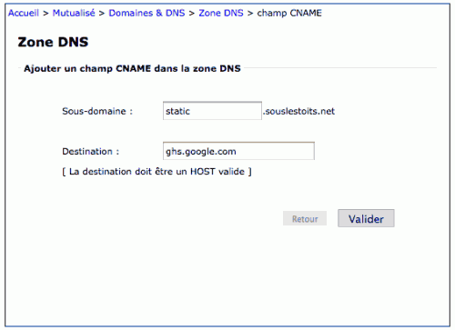 cname-ovh OVH : rediriger un sous-domaine