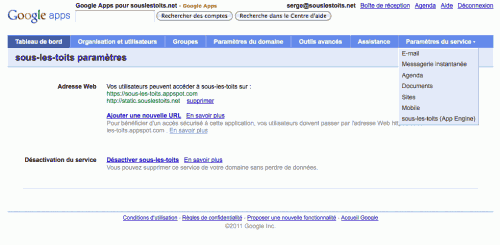 google-apps-domaine Faire pointer un domaine vers une Google App