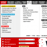 Page d'accueil de la FNAC